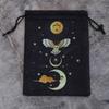 Samt Kordelzugbeutel Tarot Orakelkarten Runenbeutel Geschenktasche Schmuckbeutel