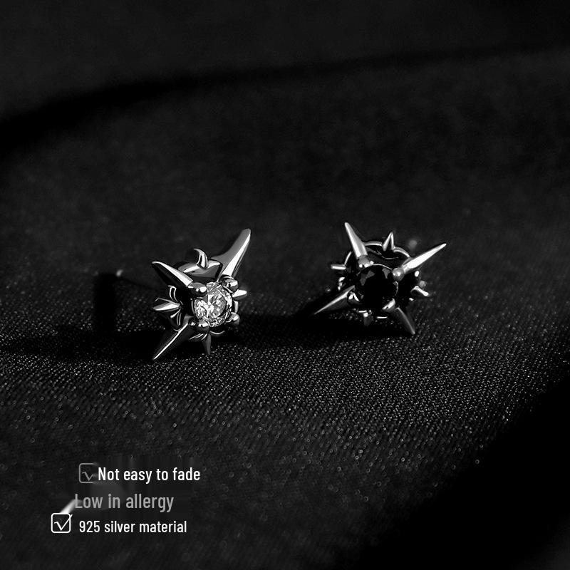 Polaris Pure Silver Unisex Trendy 2022 Earrings – Stylish and Unique Cool Ear Jewelry