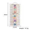 12Pcs/Set Bohemian Shell Flower Bracelet Set Adjustable Stackable Hand Chain  Gifts