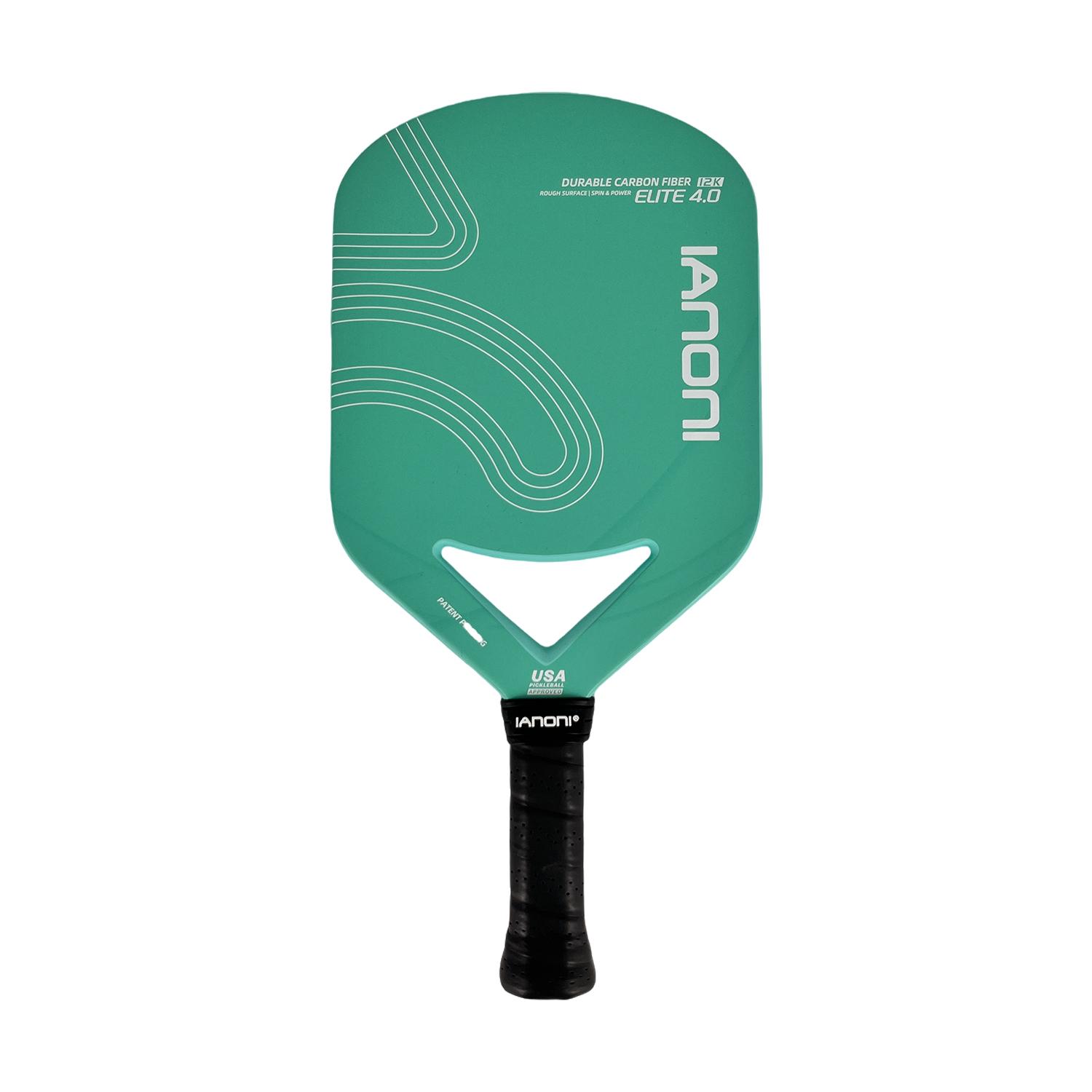 IANONI SPORTS ELITE4.0 Бескрайняя ракетка для пиклбола 12K Углеродное волокно 16 мм Тренировка Кастомизация USAPA Ракетка для пиклбола