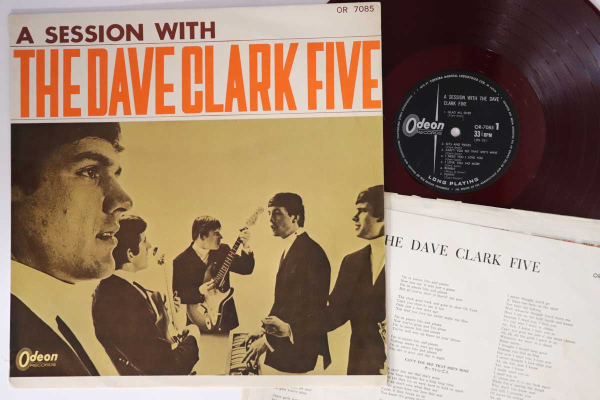 

LP Record DAVE CLARK FIVE Session With The Dave Clark Five OR7085 ODEON 1964 Japan Rock Used