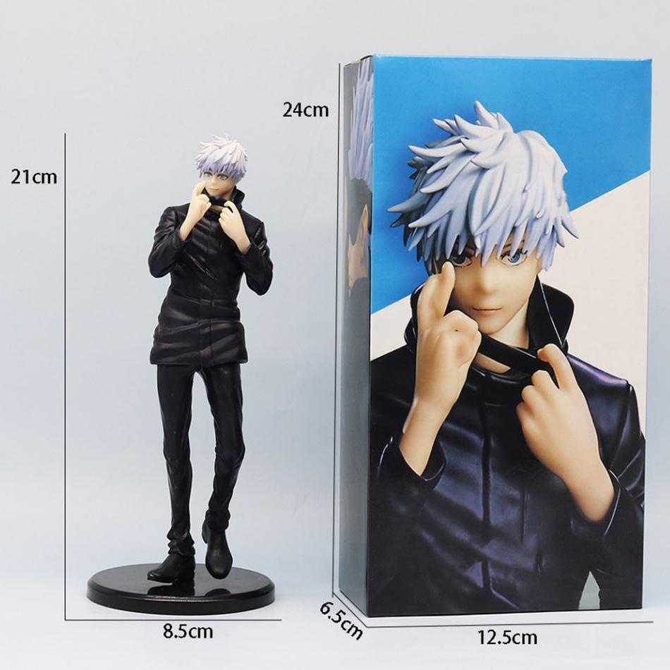 Wholesale with Box 21cm Anime Jujutsu Kaisen Satoru Gojo Figure Model Toy Gift Collection Itadori Yuji Pvc Action Figure