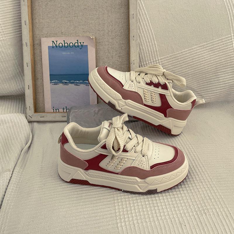 Little White Shoes Children's Tide 2025 Spring and Autumn New Board Shoes Versatile Platform Casual Sports Shoes Women