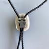 Men Personality Neck Tie Original Styles Western Bolo Ties Leather Pendant Tie for Men's Fashion