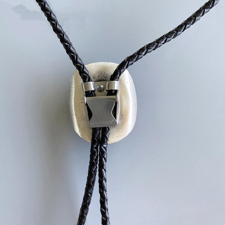Men Personality Neck Tie Original Styles Western Bolo Ties Leather Pendant Tie for Men's Fashion