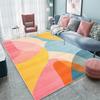 Elegant Geometric Area Rug for Bedroom Living Room Plush Soft Non-Slip Floor Mat for Lounge Home