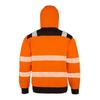 Result Genuine Recycled Mens Robust Fleece Safety Full Zip Hoodie