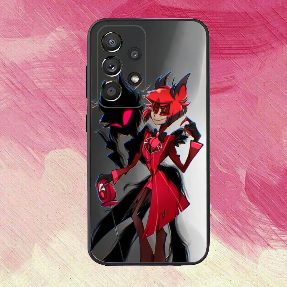 H-Hazbin H-Hotel A-Alastor Phone Case For Samsung S25,S24,S21,S22,S23,S30,Ultra,S20,Plus,Fe,Soft Silicone Black Cover