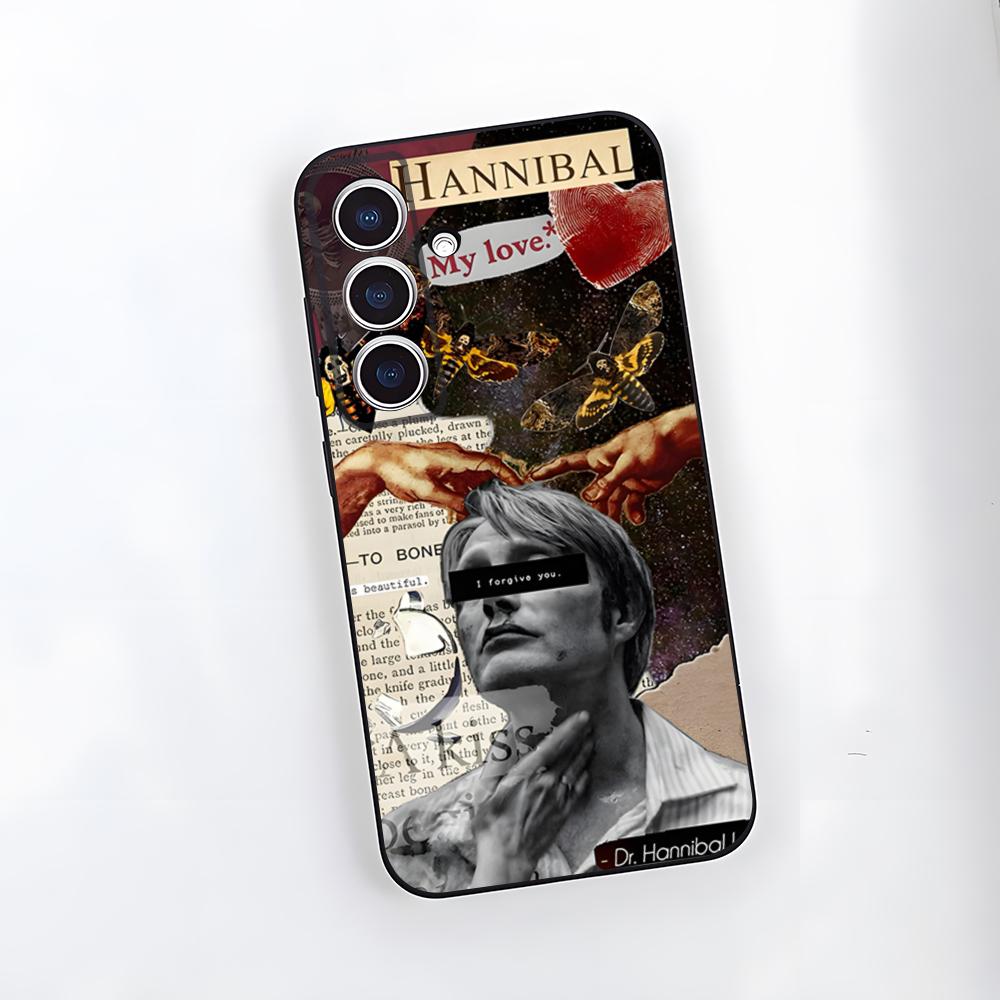 

Horror TV Series Hannibal Phone Case For Samsung S26 S25 Plus S20 S20 Plus S22 Ultra S23 FE S21 Plus S21 Ultra Soft Cover Samsung S25 Ultra