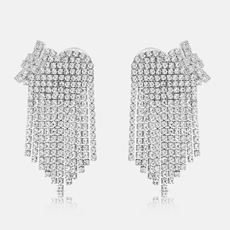 METROCITY JEWELRY Brillante White Earrings A231BE0743WPA