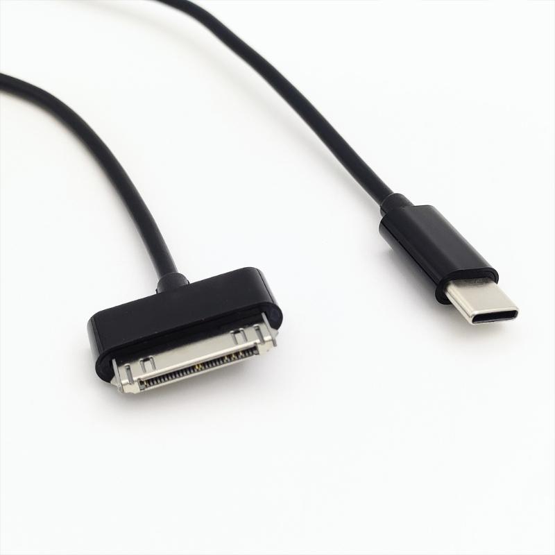 USB Typ C auf 30-Pin Ladekabel für Phone 3G/3GS für Phone 4/4S für Pad 1 für Pad 2 PVC Datenkabel
