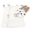 HERMES Sandals Oasis white leather Women 37 071002Z Used