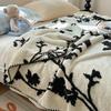 Französische Vintage Verdickte Korallenfleece Decke - Herbst/Winter Büro Nickerchen & Sofa Überwurf
