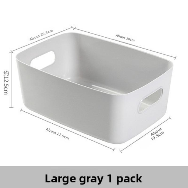 Kleinteile-Aufbewahrungskörbe, Kosmetik und Snacks, Schreibtisch- und Wohnheim-Aufbewahrungsboxen, Haushalts-Kunststoff-Aufbewahrungsboxen