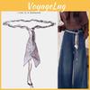 Bohemian Waist Chain Belt With Tassel For Women Casual Winter Accessory