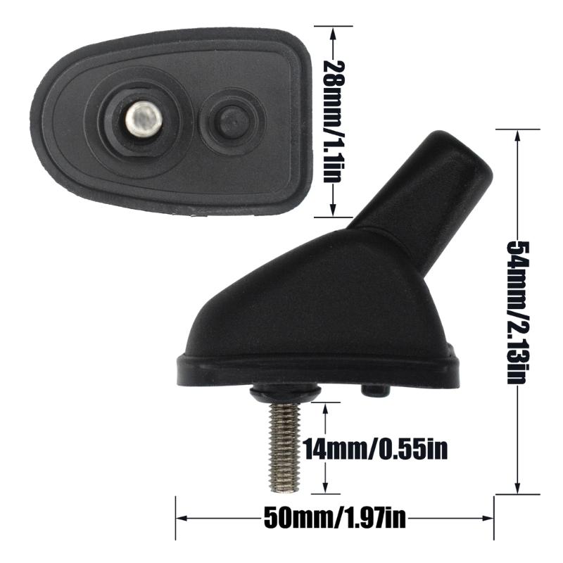 OEM 28216BC20A mașină exterior-acoperiș buclă antenă radio stâlp-bază montare ansamblu ornament compatibil-pentru Micra 2001-2006 durabil