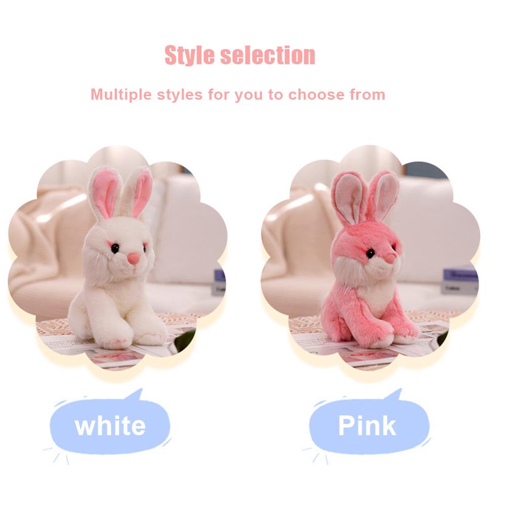 Soft Stuffed Long Ear Bunny Rabbit Animals Kids Sleeping Toy Cute Plush Gifts