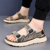 Fashion Outdoor Anti-slip Beach Shoes for Men Fashion Casual Driving Soft-soled Anti-slip Platform Sandals Male Summer New Sandals Man