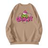 Women's Round Neck Long Sleeve Pullover Christmas Printed Top Sweatshirt