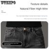 Men's Jeans Spring and Autumn Smoky Gray Jeans New Loose Simple Straight Pants Casual Versatile Men's Pants