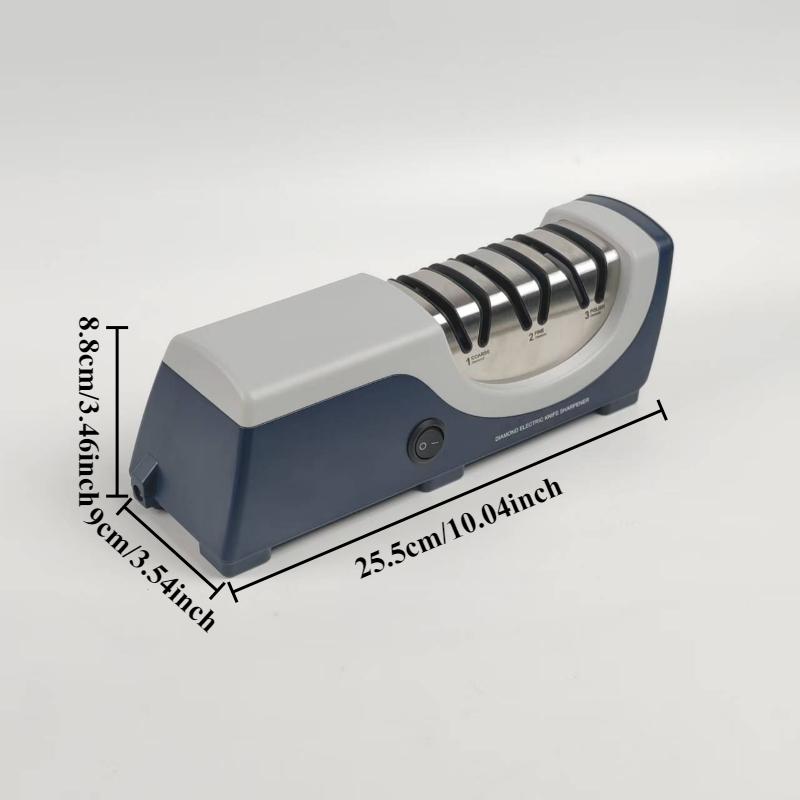 Kitchen Electric Knife Sharpener Multifunctional Automatic Professional 3 Gears Electric Knife Sharpener Kitchen Accessories