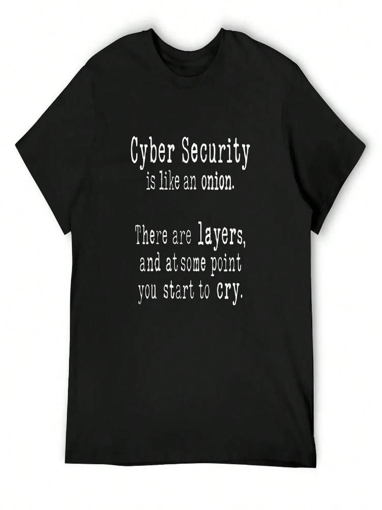 Cybersecurity Is Like An Onion - Gifts For Cybersecurity Professionals T-Shirt Anime Clothes New Edition Mens T Shirt Graphic