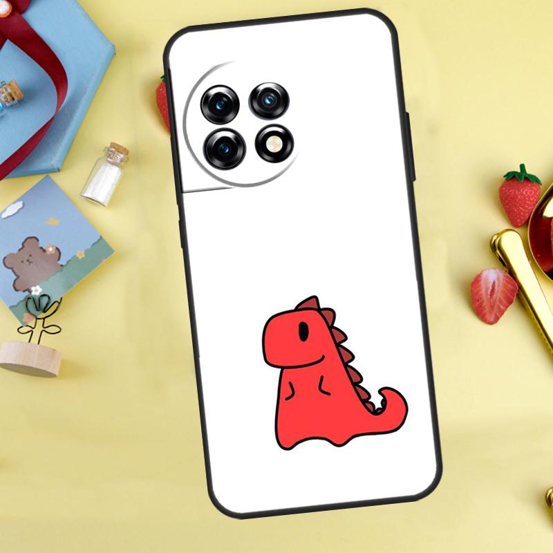 Dinosaur Pattern Cover For OnePlus 13 13R 12 12R 11 10 Pro 8T 10T OnePlus Nord 4 CE 2 3 Lite N30 N20 N10 Case