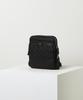 Daks Men'S Accessories Black Grid Pattern Leather Contrast Nylon Dbba6F275Bk