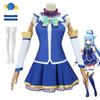 Anime Satou Kazuma Cosplay Costume Aqua Megumin Wonderful School Uniform Halloween Role Play Outfits Megumin Cosplay Costume