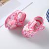 Baby Shoes Bowknot Design Floral Casual Shoes Soft Sole Toddler Walking Shoes