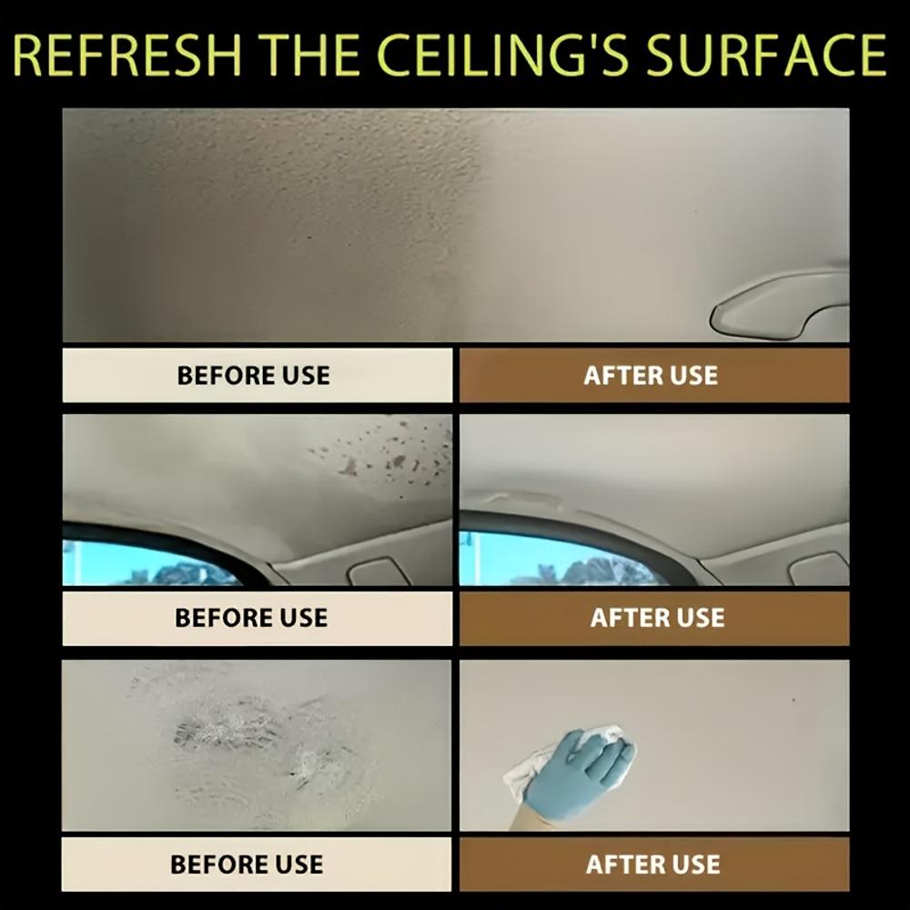 JOKJOK Sada sprejů pro renovaci a leštění interiéru auta vše v jednom - Rychlá jedno-kroková formule pro palubní desku, sedadla, střechu a s - Multi-Sur