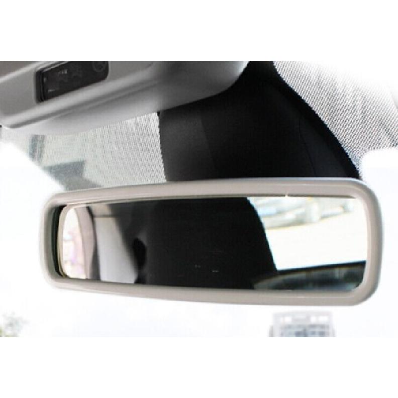 Cover Frame Trim White ABS Interior Rearview Mirror For Benz Smart Fortwo 15-20