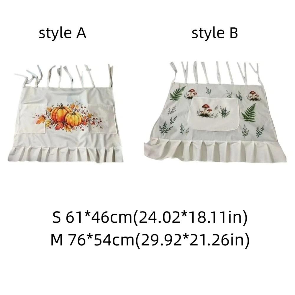 with Pockets Oven Skirt Rustic Kitchen Cabinet Curtains Kitchen Decor