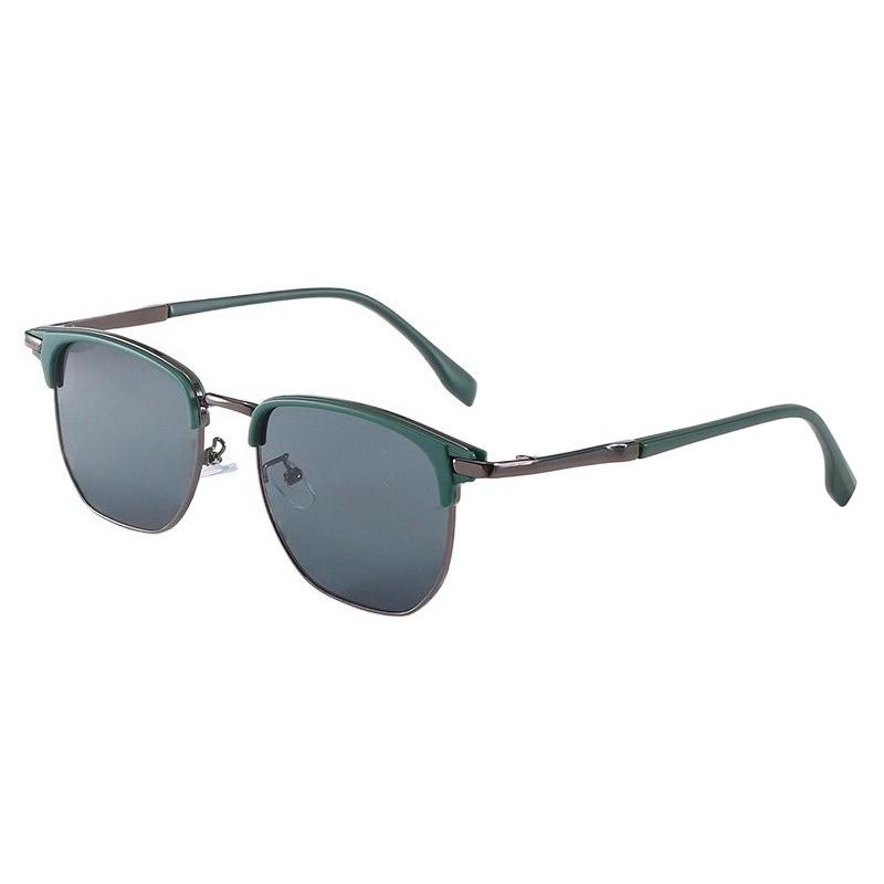 1/2PCS Retro Punk Square Sunglasses Unisex Clear Korean Style Fashion Small Eyewear