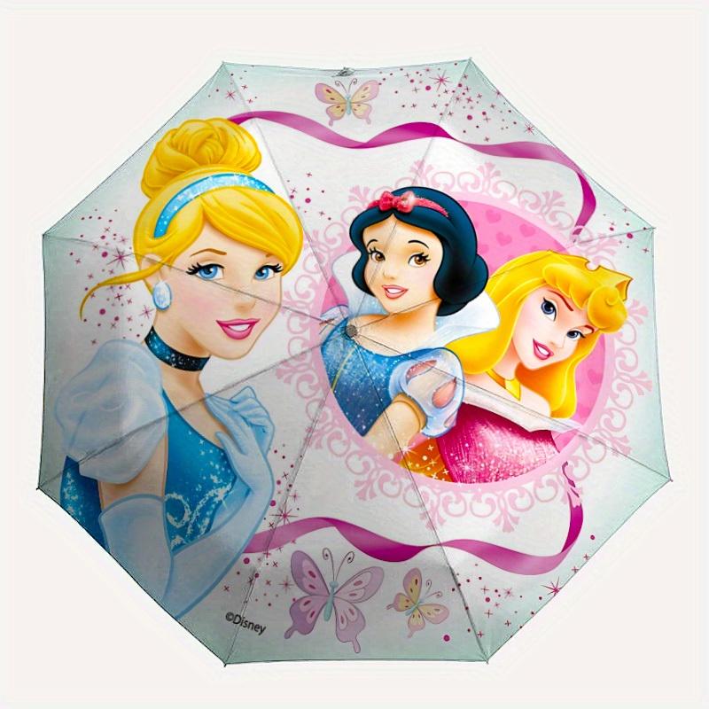 

1pc Cinderella, Snow White Automatic Folding Umbrella, 8-Rib Portable & Foldable Design, All-Season Use, Highqualityy0722053