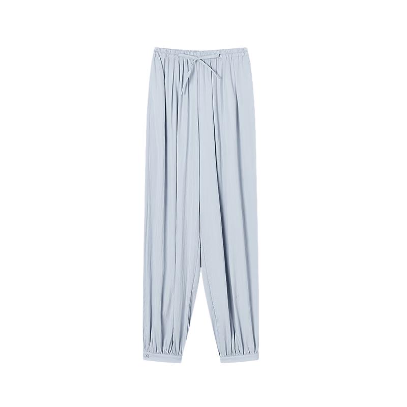 Women s High-Waist Lyocell Blend Balloon Pants M синий