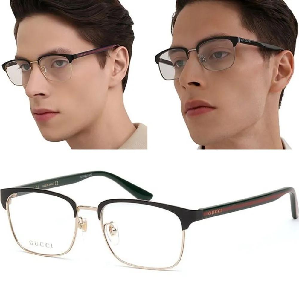 

Gucci Eyeglass Frames GG0934OA Three-Stripe Metal Frames Daily GG0934OA-002