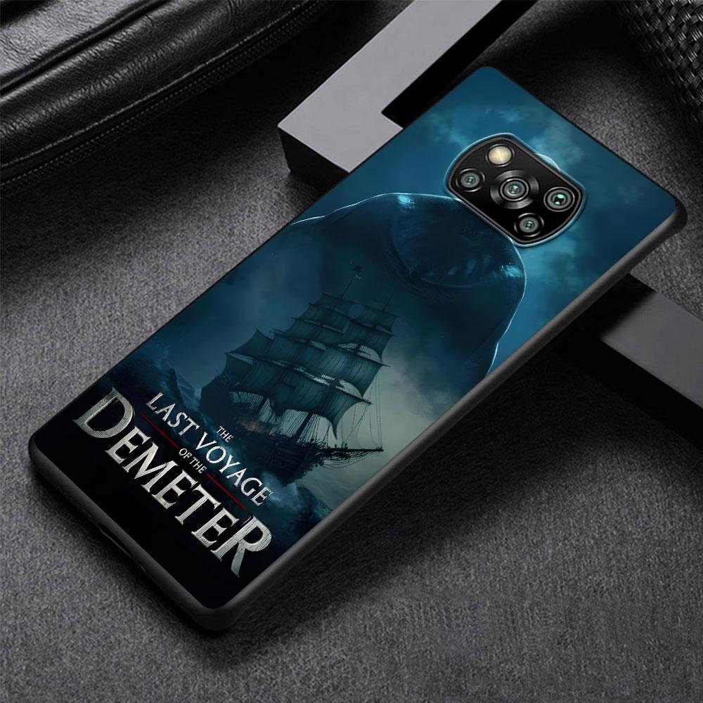 Poslední plavba Demeter Pouzdro pro Xiaomi Poco M5s X3 NFC X5 F3 M4 M3 Pro Černý silikonový měkký kryt na telefon Coque