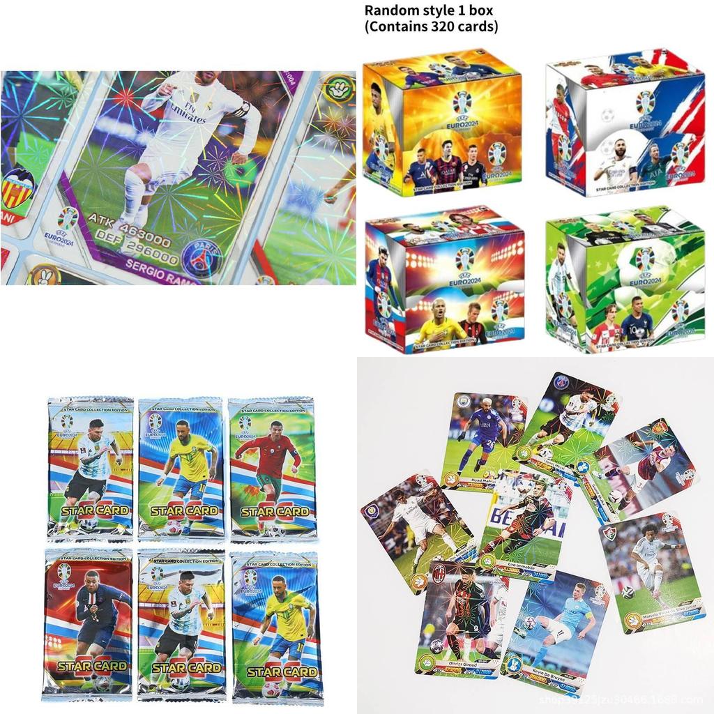 Exclusive Football Star Cards World Cup Messi Ronaldo Neymar Collectible Card Game