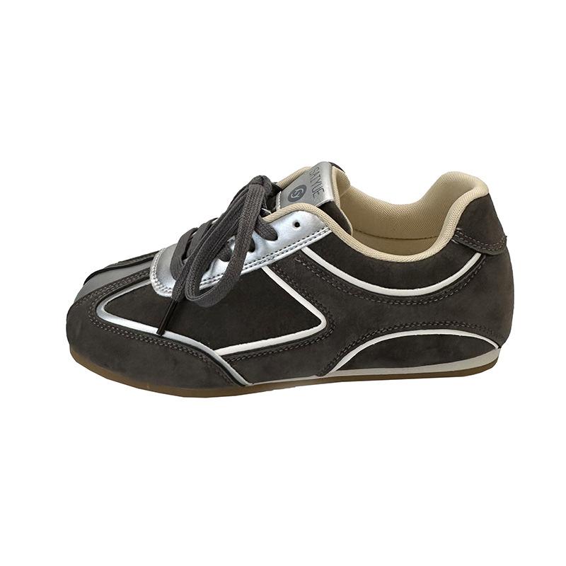 Spot version~ Thick sole inner height increase retro German training shoes women's 2025 autumn new Korean sports and leisure shoes soft sole