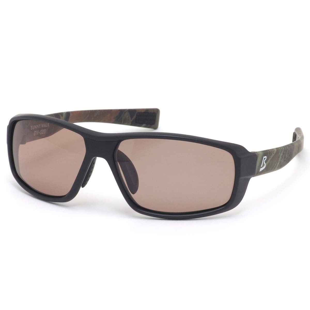 

Bunny Walk Polarized Sunglasses BW-020 BW-0201C Black & Realtree HC-BROWN Pop-Up Lens