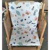 Infant Dining Chair Cushion Soft Comfortable Fabric Fun Solid/Cartoon Pattern Pad Nonslip Safe for Baby and Toddler