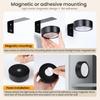 Modern RGB LED Wall Sconce Battery Operated No Wire Puck Lights with Remote Timer Dimmable Art Picture Light for Cabinet 3/6pcs