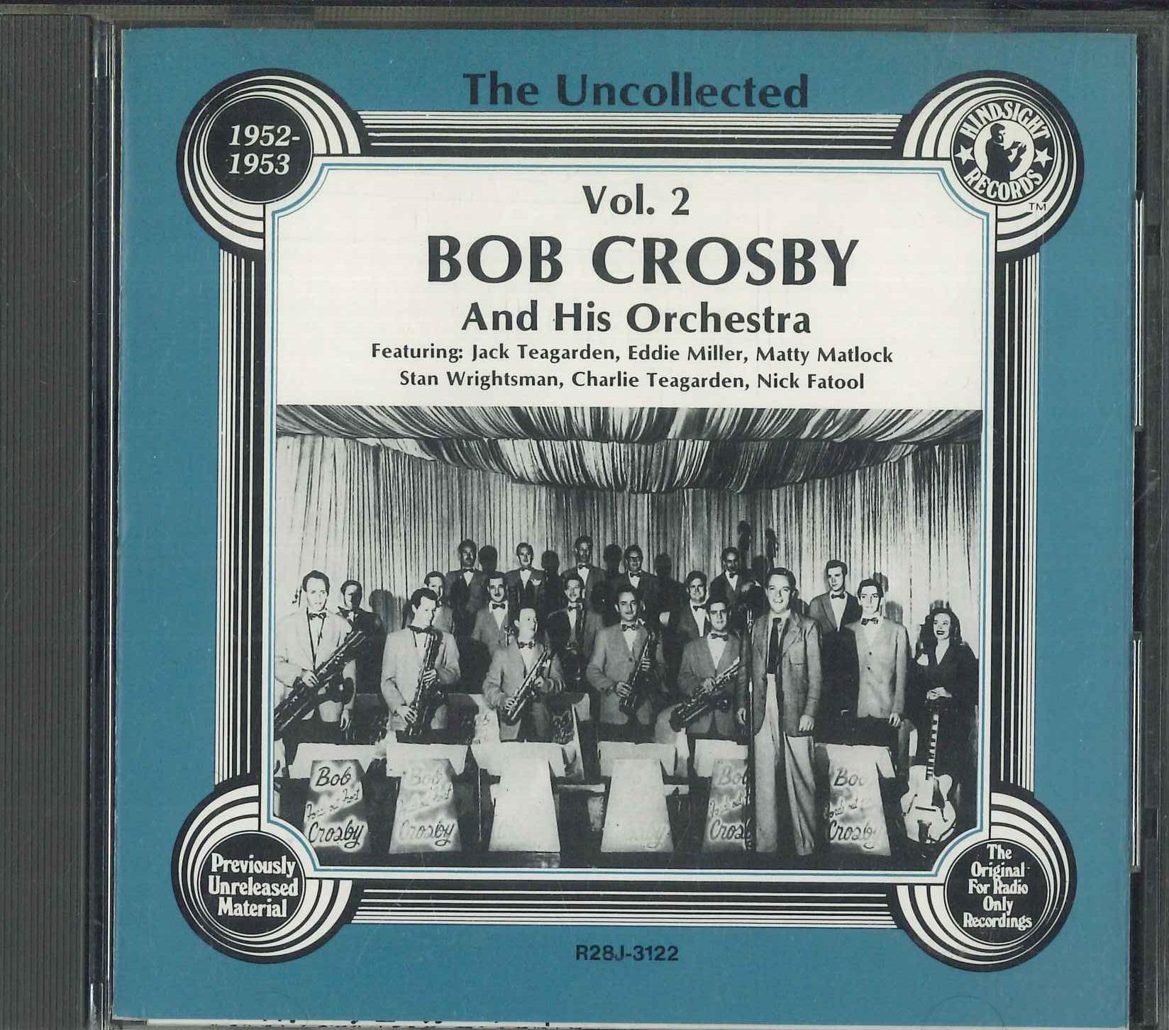 

CD БОБ КРОСБИ - Bob Crosby 1952-53 R28J3122PROMO BMG 1988 Япония Джаз Б/У