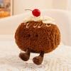Cute Stuffed Cake Plushie Swiss Roll Plush Toys Strawberry Chocolate Ice Cream Cupcake Snack Party Decor Christmas Birthday Gift