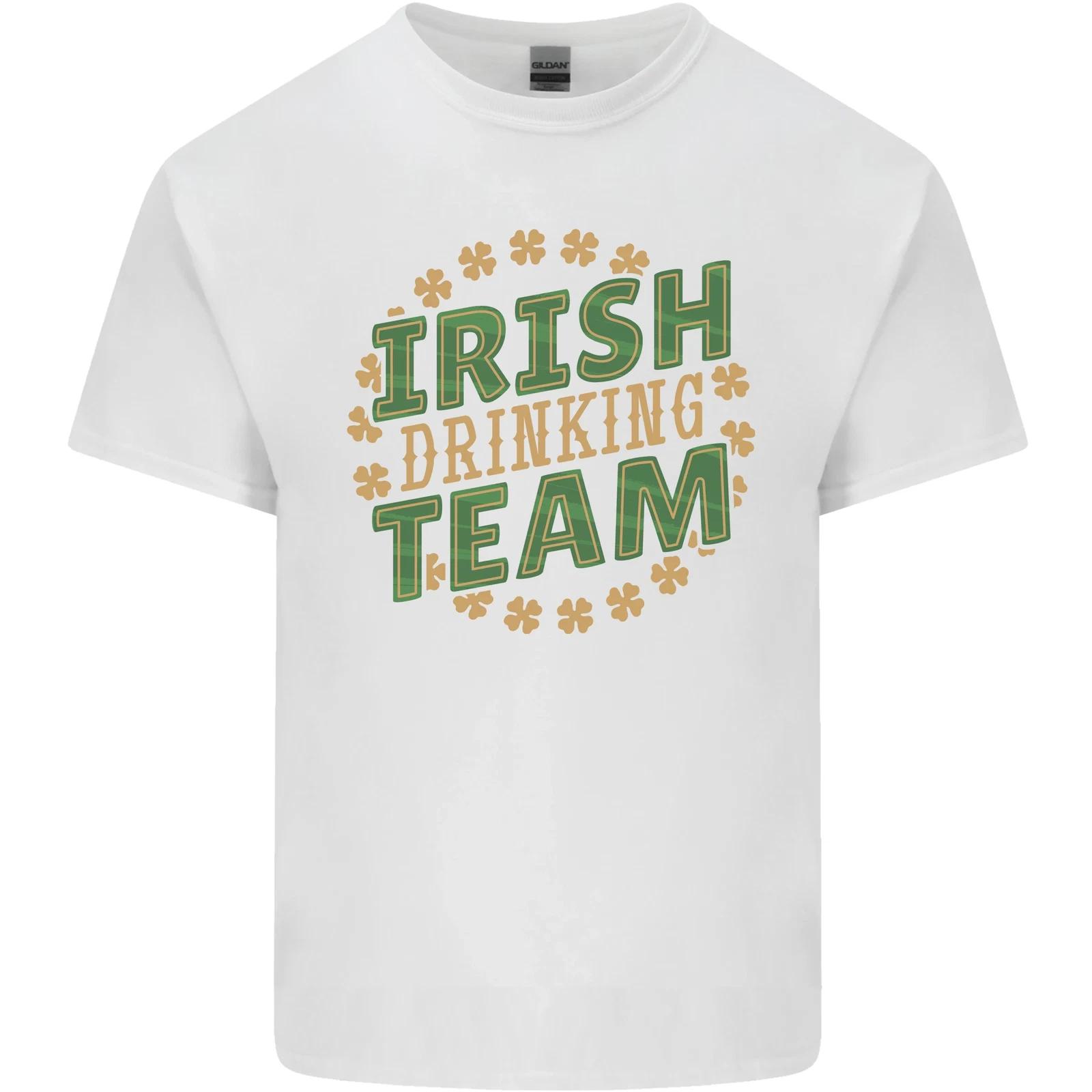 

Irish Drinking Team Funny St Patricks Day Kids T-Shirt Childrens L