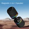 RGB Bunte Lichter Split Bluetooth Lautsprecher Magnetisch Abnehmbarer Lautsprecher Zuhause Reise