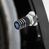 Horká nálepka na auto Pro Ford 4 ks/Sada Kovové krytky ventilků pneumatik pro auto Kryt stonku kola pneumatiky Pro Ford Escape Kuga Mondeo Ecosport