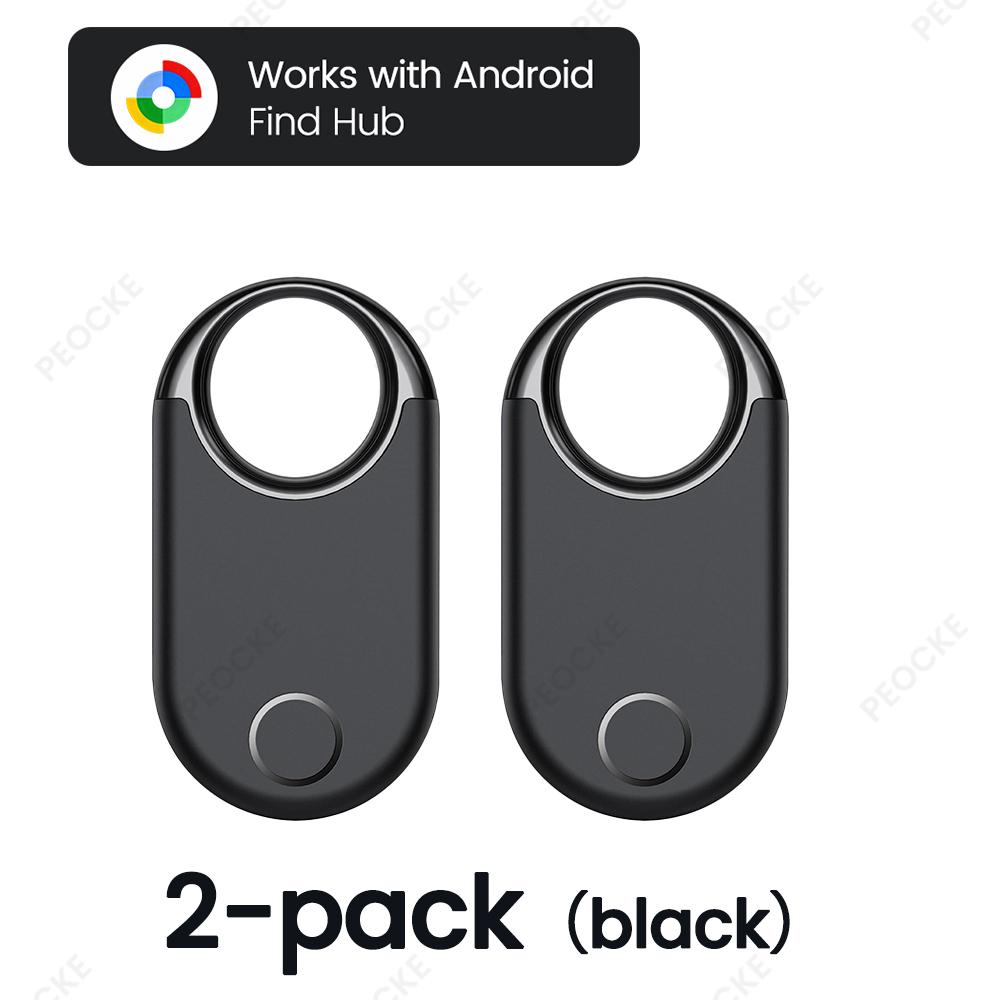 1-4 Pack Smart Location Tag Works With Android Google Find Hub Anti-Lost Bluetooth Locator GPS Tracker Key Finder Pets Bag