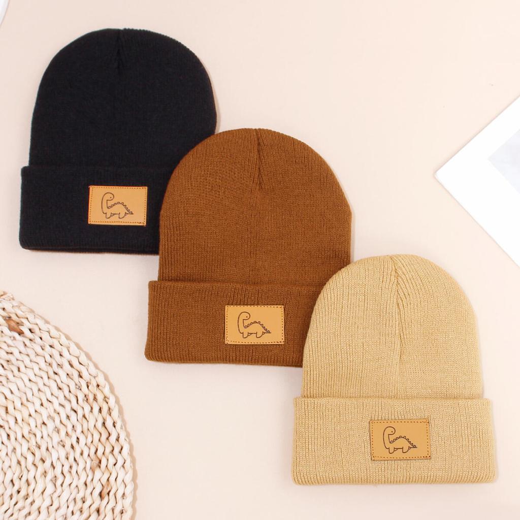 Kids Baby Winter Knit Beanie Warm Soft Wool Hat for Children Cold Weather Protection Autumn Season Comfortable Wear Fashion Cap